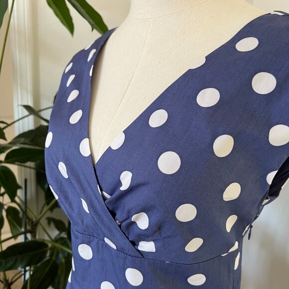 Adorable 100% Cotton Polka Dot Dress (US 6) ~ Joule Lifestyle - Picture 4 of 8